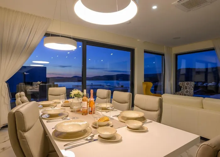 Ramarin 1 With Heated Pool, Jacuzzi And Sauna By The Sea In Villa Rogoznica (Sibenik-Knin)