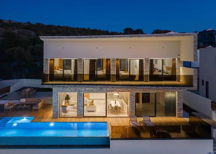 Ramarin 1 With Heated Pool, Jacuzzi And Sauna By The Sea In * Rogoznica (Sibenik-Knin)